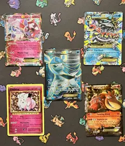 Rare Pokemon Card HP Lot - Binder bundle card lot - Glaceon EX, Diancie EX - Image 1