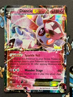 Rare Pokemon Card HP Lot - Binder bundle card lot - Glaceon EX, Diancie EX - Image 2