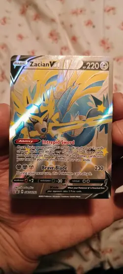 Zacian V (Shiny) SWSH292 SWSH: Sword & Shield Promo Cards Holo - Image 1