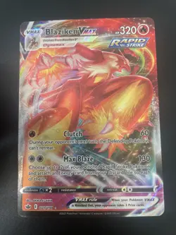 Blaziken Vmax 021/198 Chilling Reign NM Full Art Ultra Rare Pokemon Card - Image 1