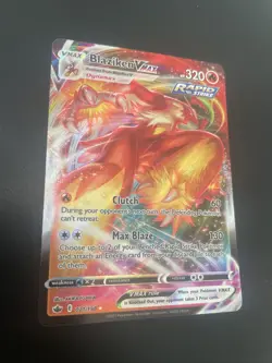 Blaziken Vmax 021/198 Chilling Reign NM Full Art Ultra Rare Pokemon Card - Image 2