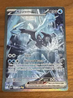 Kyurem ex 165/086 SIR - Black Bolt - Special Illustration Rare Holo Pokemon Card - Image 1
