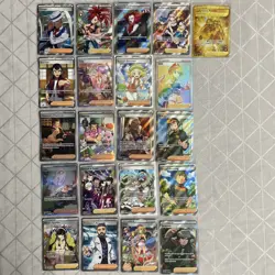 Pokemon TCG Full Art Trainer Card Lot of 21 Cards In Great Condition See Photos - Image 1