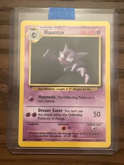 Haunter Base Set 29/102 Pokemon Card - Image 3