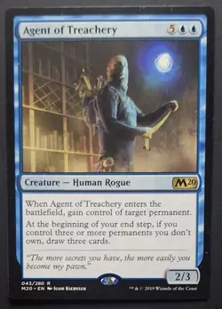 MTG - Agent of Treachery - Core Set 2020 - NM - Image 1