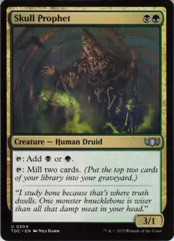 Skull Prophet U Commander: Tarkir: Dragonstorm 304 NM Normal MTG - Image 1
