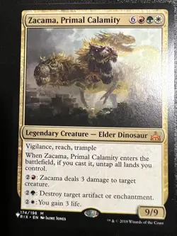 Mtg Rivals Of Ixalan-Zacama, Primal Calamity-NM - Image 1