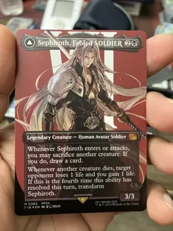 Sephiroth, Fabled SOLDIER (0382) (Borderless) Final Fantasy Foil - Image 1