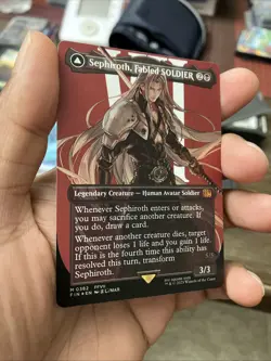Sephiroth, Fabled SOLDIER (0382) (Borderless) Final Fantasy Foil - Image 2