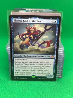 MTG - THASSA, GOD OF THE SEA - Caverns of Ixalan Com (M) - Image 1