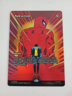 MTG Path to Exile Foil - Borderless, English Marvel Magic NM - Image 1