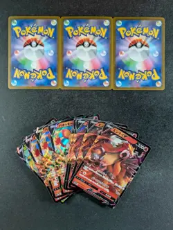 2022 Pokemon VMAX Universe Double Rare Lots Of 11 LEAFEON V/ENTEI V/CHARIZARD V - Image 2