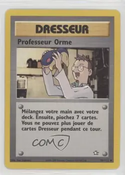 Professor Elm French Pokemon Neo Genesis #96 2000 wq8 - Image 1