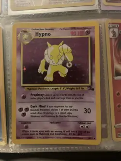 Pokemon TCG Hypno Fossil 23/62 Regular 1999-2000 Wizards Base Set Rare - Image 1