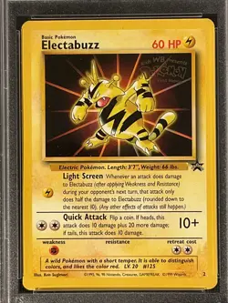 1999 Pokemon WB Movie Promo Set - Electabuzz, Mewtwo, Pikachu, Dragonite PSA 9 - Image 3