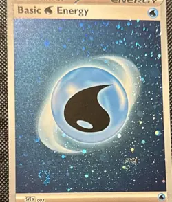 Pokemon 151 TCG Legit HD Cosmo Holo Water Energy 3 Swirl - Image 1