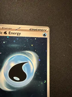 Pokemon 151 TCG Legit HD Cosmo Holo Water Energy 3 Swirl - Image 4