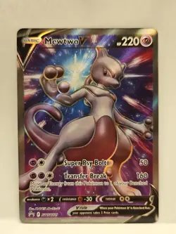Pokemon TCG Mewtwo v Full Art SWSH229 Sword & Shield Promo - Image 1