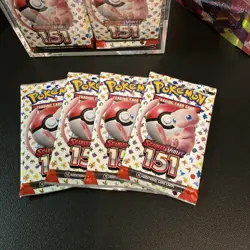 Pokemon TCG Scarlet & Violet 151 Booster Pack Lot Of 4 Factory Sealed Fast Ship - Image 1