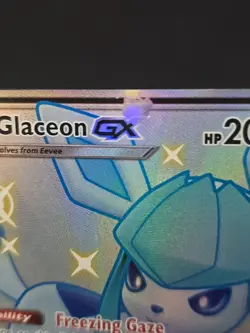 Glaceon GX SV55/SV94 Hidden Fates: Shiny Vault Ultra Rare Holo Pokemon TCG MP - Image 2