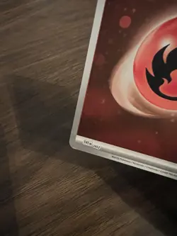 Pokemon 151 Fire Energy Variant 002 HD Swirl Galaxy Cosmo Holo Foil - Image 5