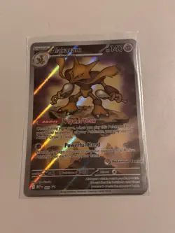 Pokemon Center Stamped Alakazam 009 Pokemon Mega Evolutions - ETB Promo - Image 1