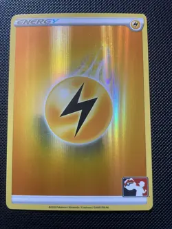 Lightning Energy Holo Pokemon Play! Prize Pack Series 1 NM - Image 1