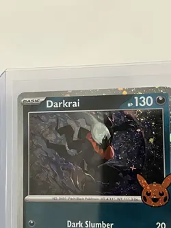 *Double Swirl* Pokemon TCG - Darkrai OBF 136/197 Trick or trade 2024 See Pics NM - Image 5