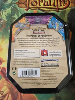 2016 Pokemon TCG Gyarados XY Power Champion Tin Factory Sealed English 820650102851 - Image 2