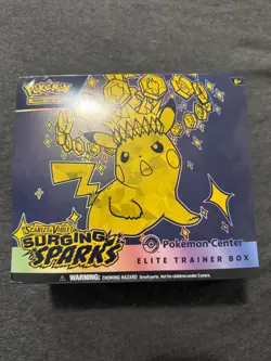 Surging Sparks PC ETB - Pokemon Center Exclusive Elite Trainer Box - SEALED NEW - Image 1