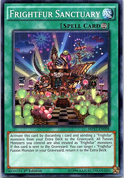 Frightfur Sanctuary MP17-EN098 Yu-Gi-Oh! Light Play 1st Edition - Image 1