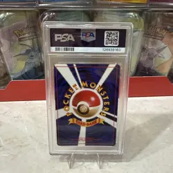 Pokemon Card 1996 Japanese Base Set Hitmonchan Holo No.107 PSA 8 NM-MINT Vintage - Image 2