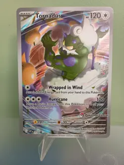 Pokemon Card Tornadus 210 White Flare ETB Promo - Image 1