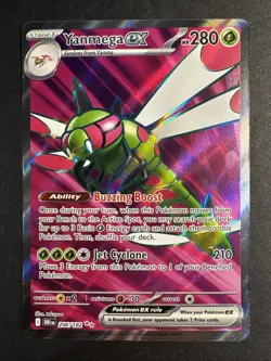 Yanmega EX Full Art 206/182 Destined Rivals Pokemon TCG Card - Image 1