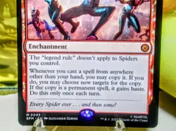 Spider Verse mythic magic the gathering spider man trading card singles - Image 3