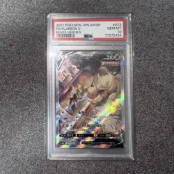 Flareon V PSA 10 Gem Mint 2021 Pokemon Card Eevee Heroes #073 - Image 1