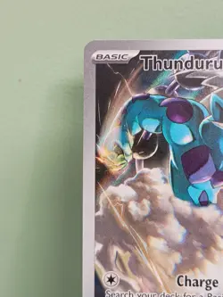 Pokemon Card Thundurus 209 Black Bolt ETB Promo - Image 3