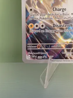 Pokemon Card Thundurus 209 Black Bolt ETB Promo - Image 4