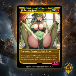 Flubs, the Fool - Custom Proxy Card (NSFW) - Image 1