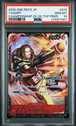 PSA 10 Yasopp R OP09-013 Championship 25-26 Promo 2025 ONE PIECE Card Japanese - Image 1