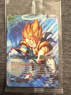 Dragon Ball Super Card Game Son Goku & Vegeta Miracle Strike Gogeta Promotion - Image 1
