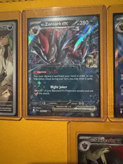 Pokemon TCG N's Zoroark Full Set/4 English/1 Japanese NM + N’s Zorua Promo Card - Image 4