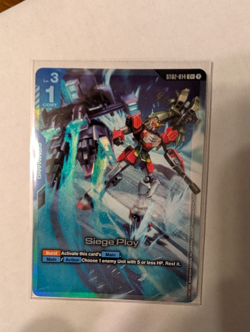 Gundam Card Game TCG ST02-014 Siege Ploy Alt Art C+ [English] - Image 1