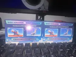 Shiny Koraidon Or Miraidon Pokemon Scarlet Violet Code Card Gamestop *SHIP ONLY* - Image 1