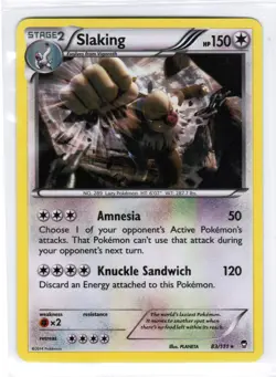 Slaking - XY Furious Fists 83/111 - NM/M - Pokemon Holo Rare Card - Image 1