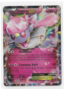 Diancie EX XY43 Black Star Promo Ultra Rare Holo Pokemon Card LP - Image 1