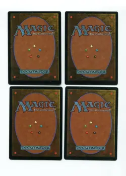 MTG Sewer Rats x4 Playset Mirage MIR Common Vintage Pauper Pump Rat Unplayed NM - Image 2