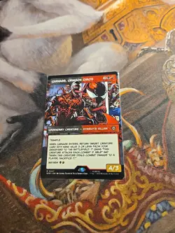 Carnage, Crimson Chaos Borderless MTG Marvel's Spider Man - Pack Fresh - - Image 1