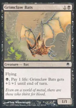 Grimclaw Bats - Medium Play MTG Darksteel - Image 1