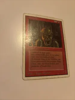 Goblin King - Unlimited Edition MTG (1993) Magic the Gathering Played See Pics - Image 1